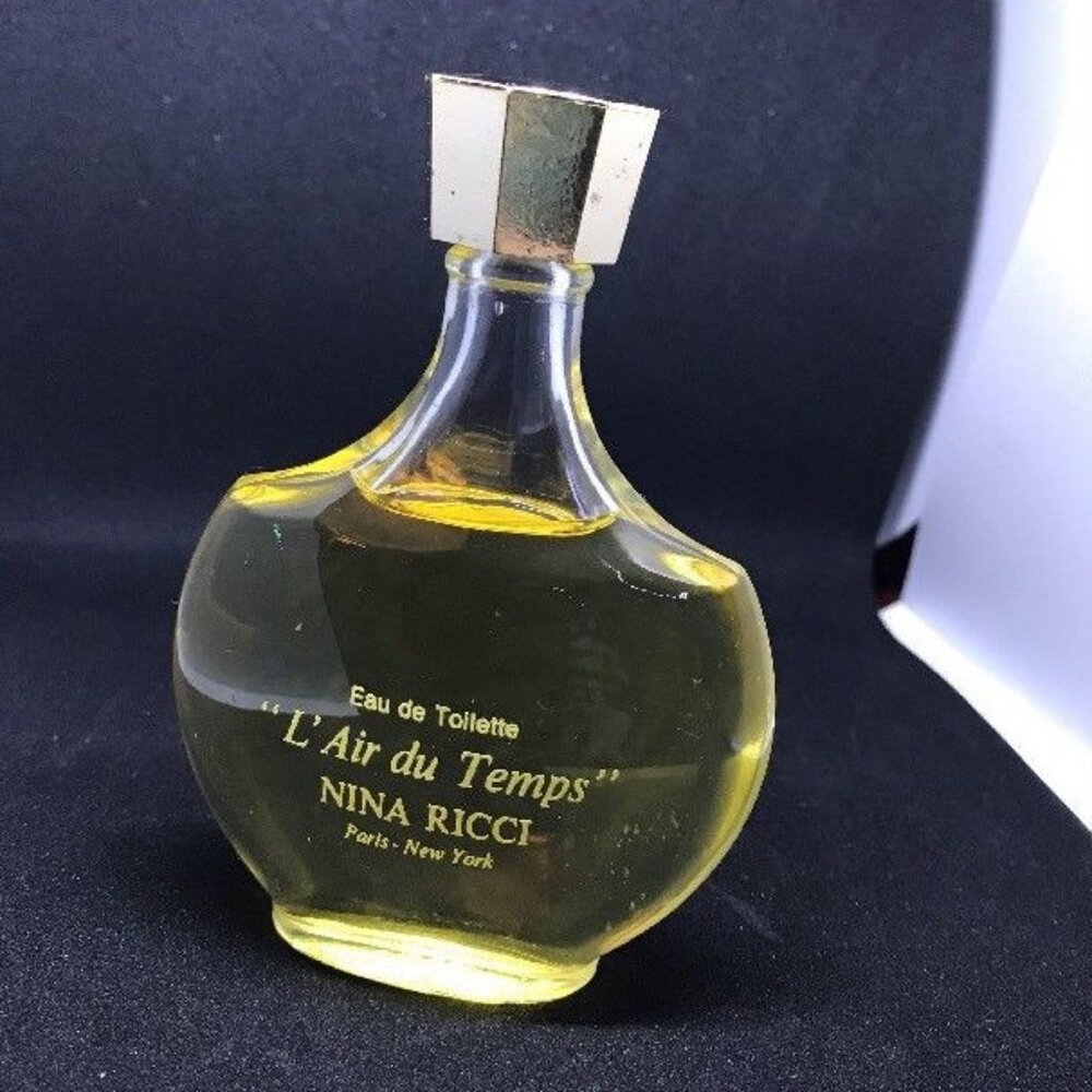 Vintage Nina Ricci L’Air Du Temps Perfume EDT 1.7oz Lalique Glass Splash Bottle